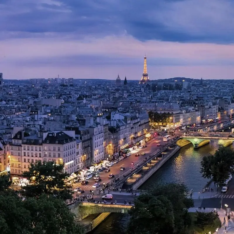 Wandelen langs de Seine