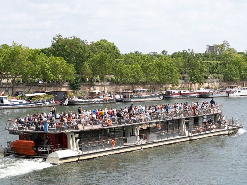 Boottocht over de Seine in Parijs